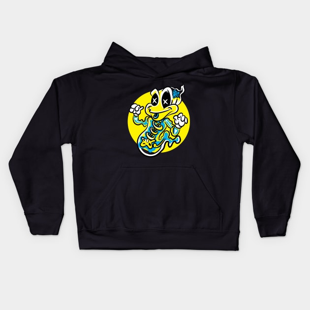 Cartoon Ghost Kids Hoodie by eShirtLabs